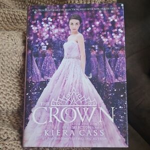 The Crown by Kiera Cass — Pink/Purple Illustrated Hardcover